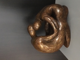 Paroles douces   H:17cm - Bronzes