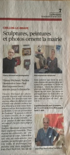 Article Crillon le Brave Vaucluse  08/08 au 21/08/2023 - Articles Presse